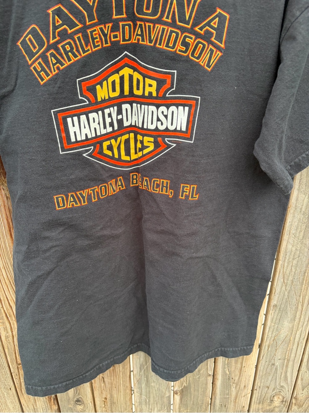 Harley-Davidson Black Daytona Graphic Short Sleeve Tee men’s Size L - Picture 14 of 14